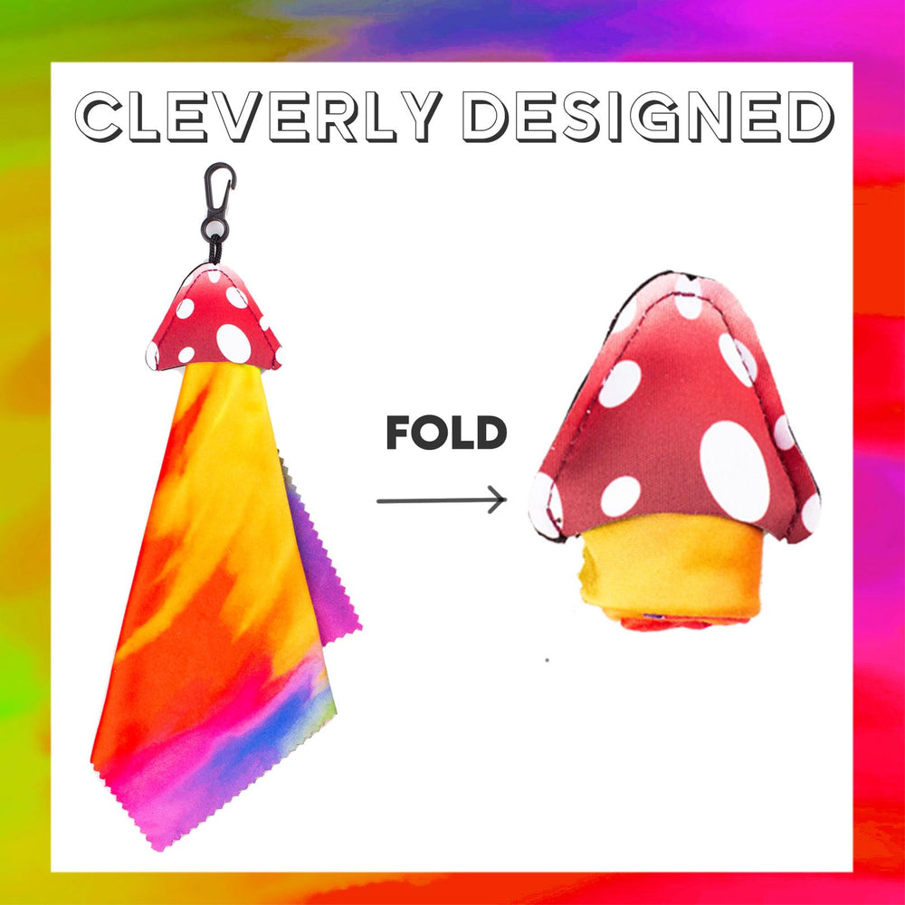 Seabbo psychedelic mushrooms cleaning cloth ideal for phones