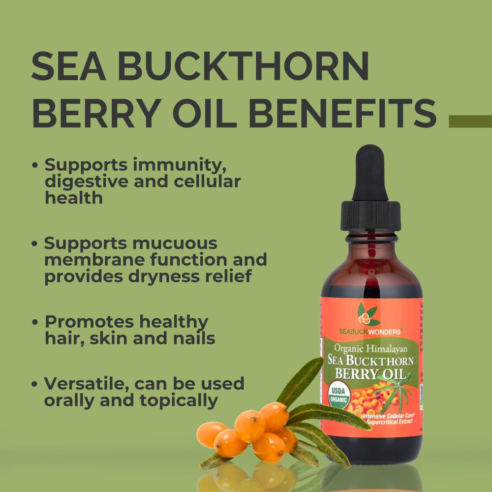 SeabuckWonders sea buckthorn oil dropper, convenient for daily internal use.