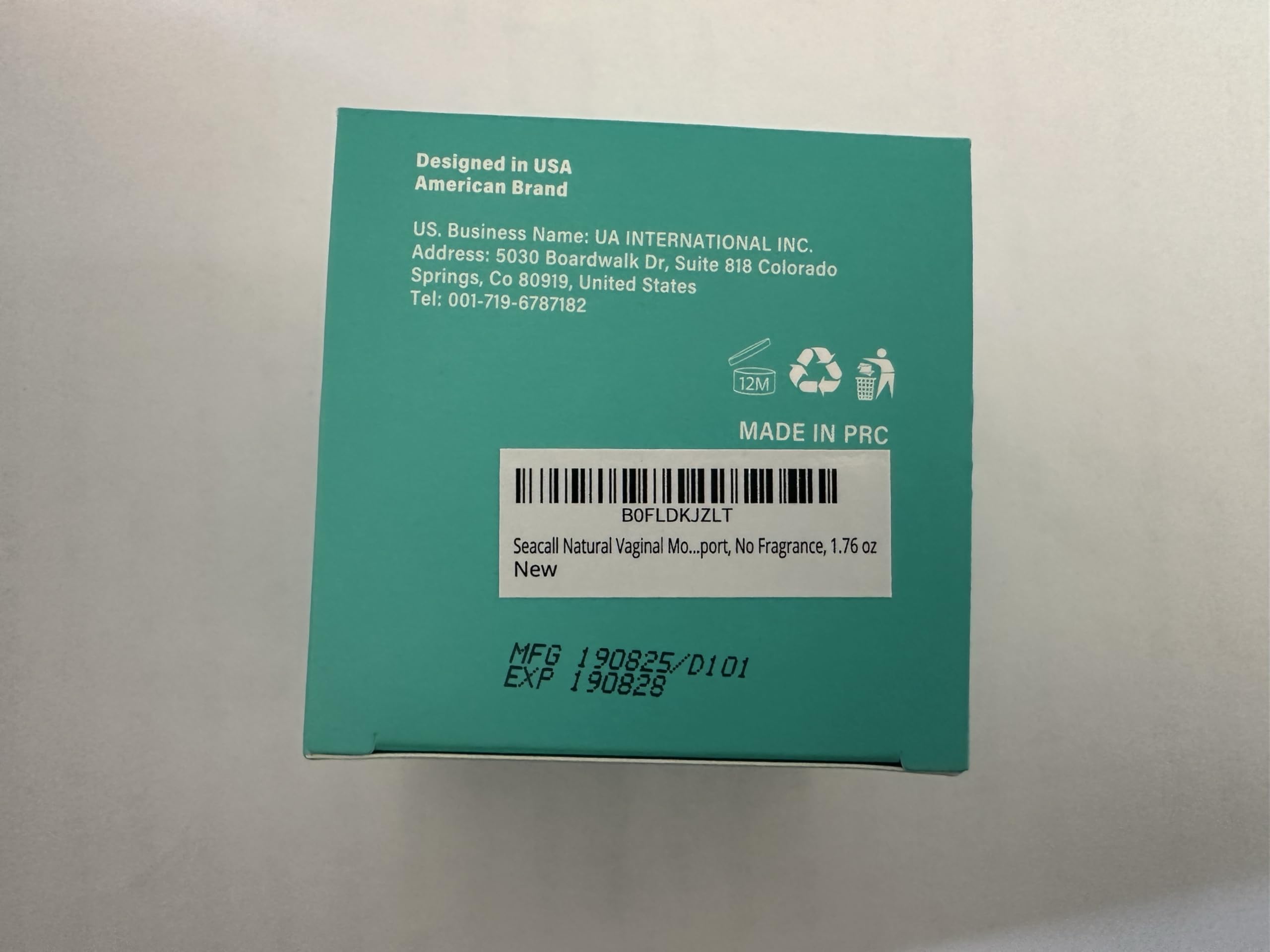 Seacall daily use application demonstrates easy, coin-sized routine.