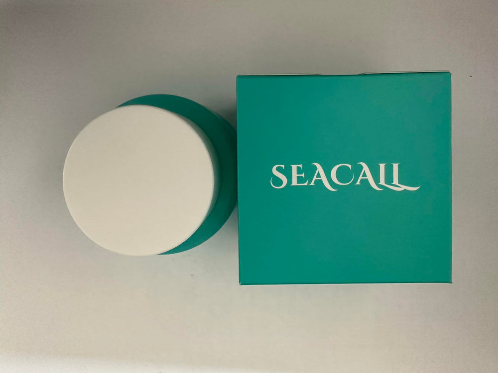 Seacall natural cream texture close-up for smooth, gentle intimate skin.