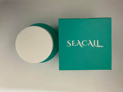 Seacall natural cream texture close-up for smooth, gentle intimate skin.