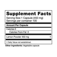 Seagate Whole Lemon Concentrate capsules ready for easy daily use with citrus nutrients.