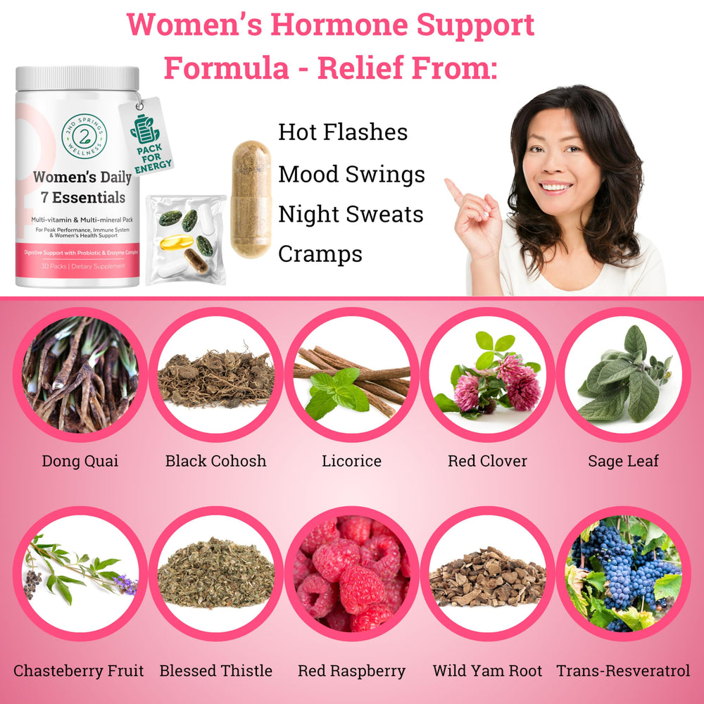 2nd Springs hormone-balance botanicals like Dong Quai support daytime balance
