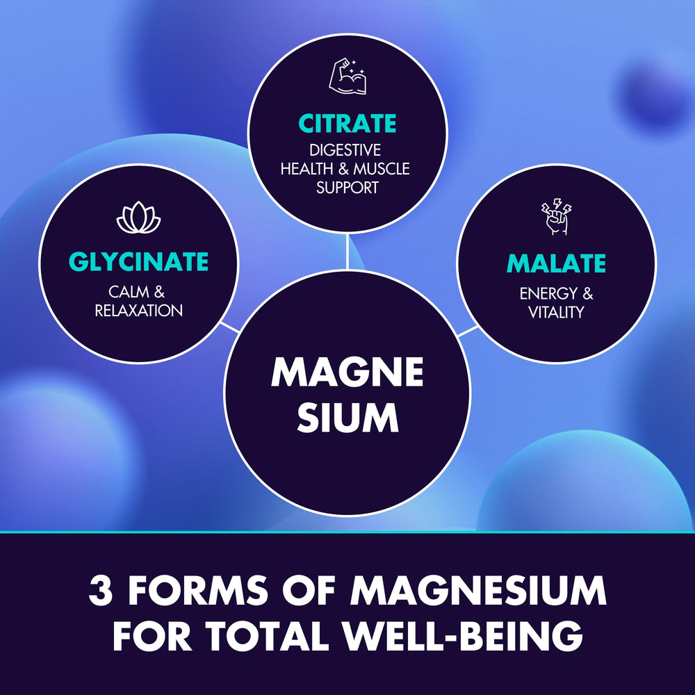 Secret Element magnesium glycinate gummies packaging front highlights vegan, sugar-free convenience