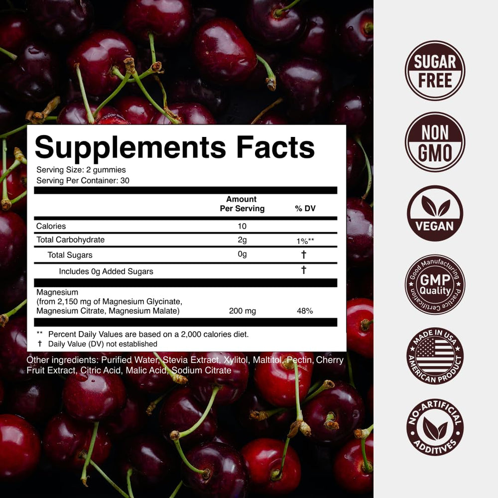 Secret Element Magnesium Gummies held in hand for on-the-go use
