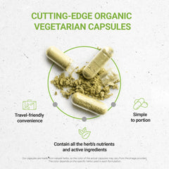 Secrets of the Tribe Hydrangea capsules closeup highlighting plant-based ingredients for daily wellness