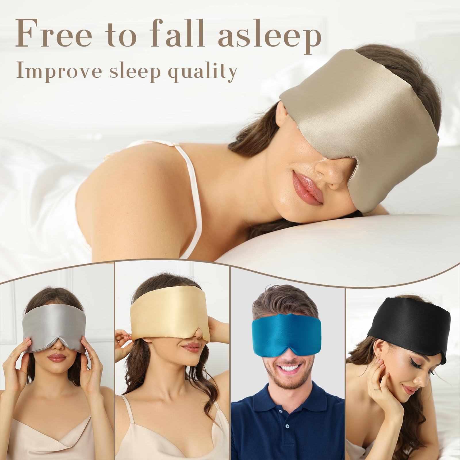 SECZIPE gift-ready silk eye mask makes a thoughtful self-care present.
