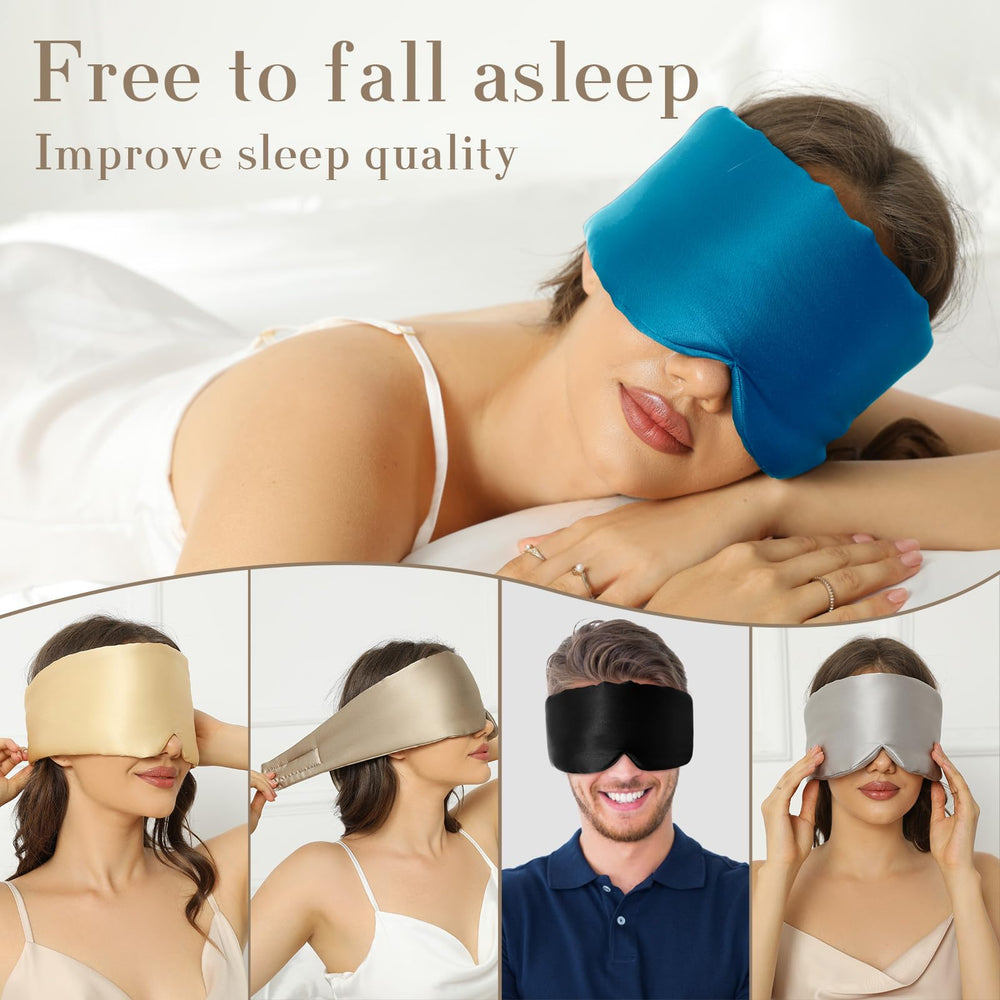 SECZIPE luxury silk sleep mask enhances comfort in darkness.