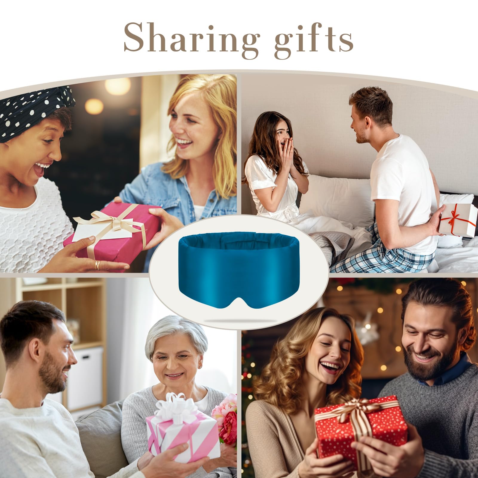 SECZIPE portable silk eye mask fits in your bag for on the go rest.