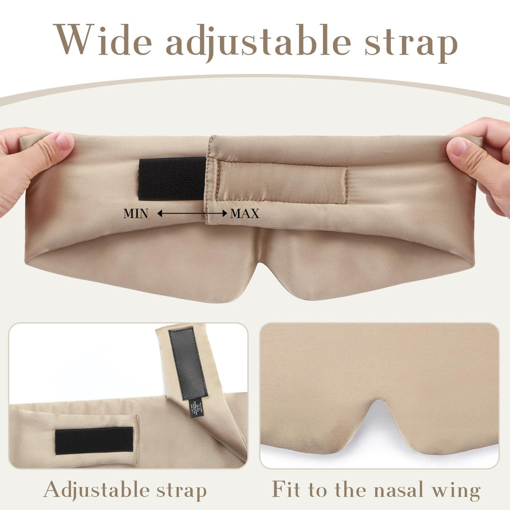SECZIPE side-sleeper friendly mask cushions the face during side sleep.