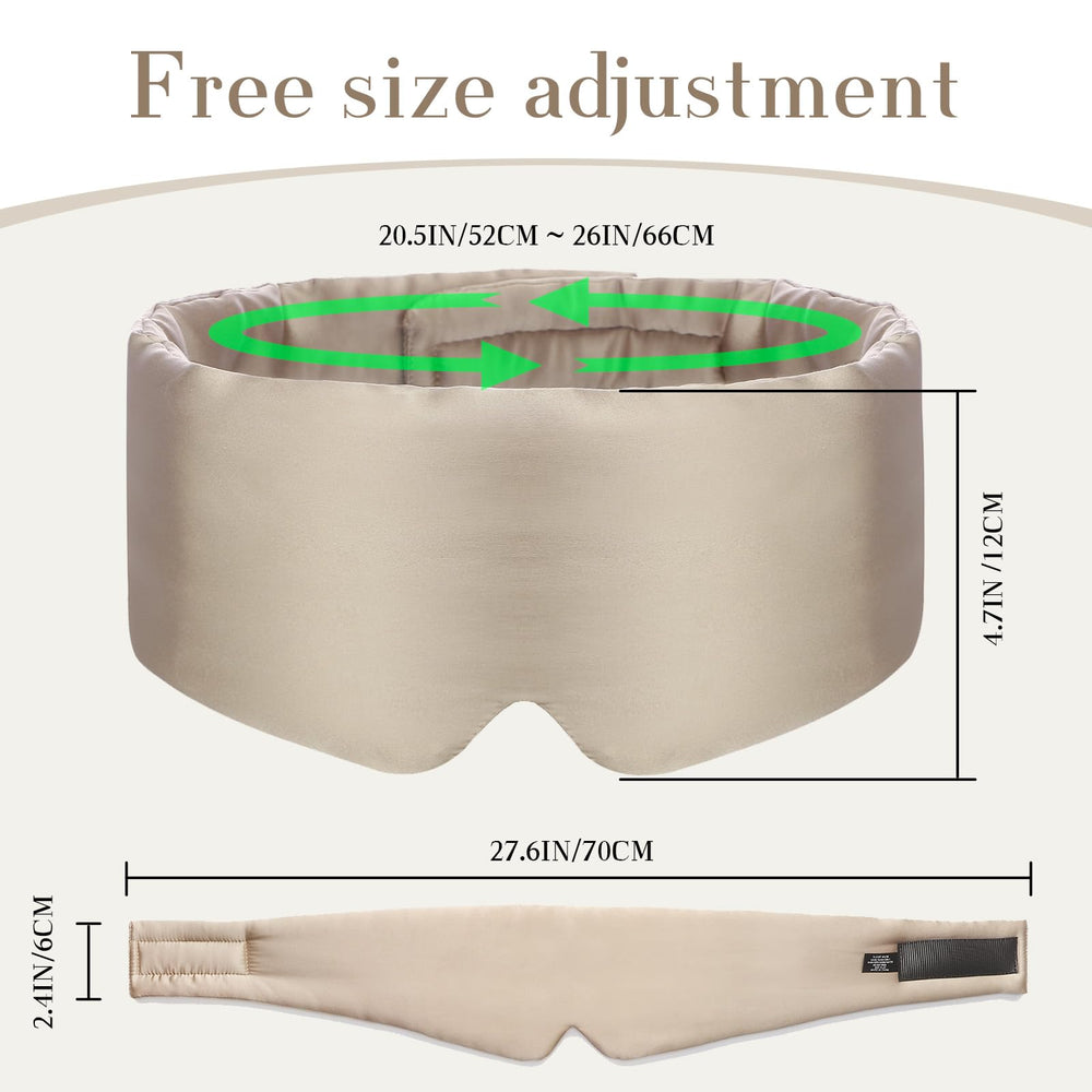 SECZIPE silk mask cares for skin and hair while resting.