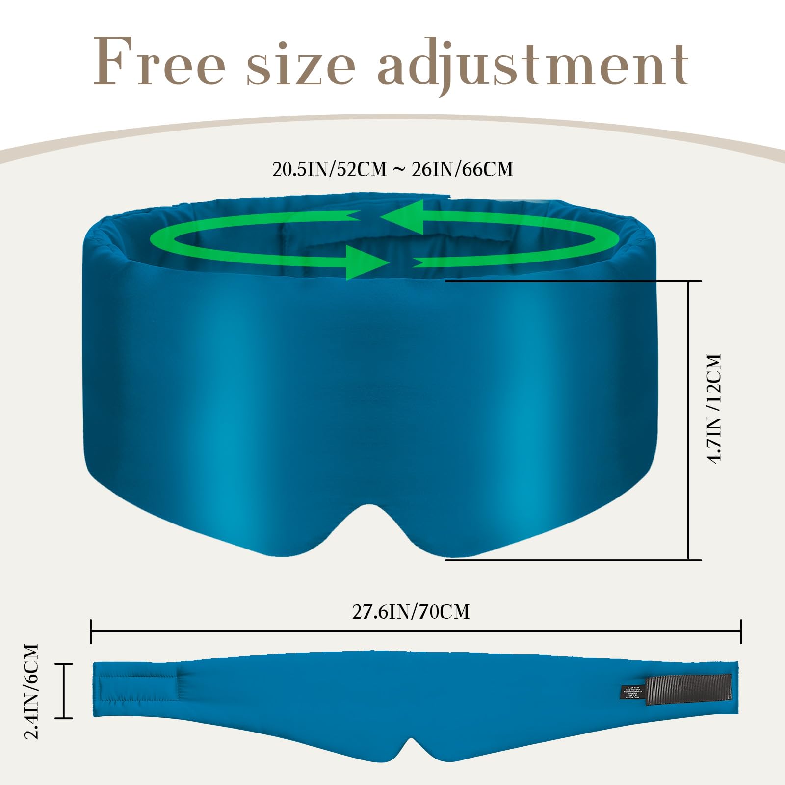 SECZIPE soft breathable silk mask keeps skin hydrated during sleep.