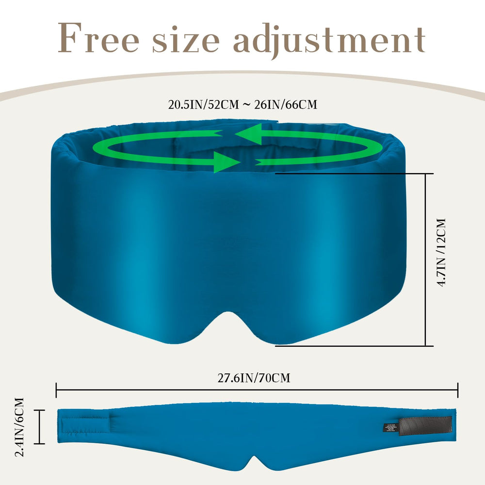 SECZIPE soft breathable silk mask keeps skin hydrated during sleep.