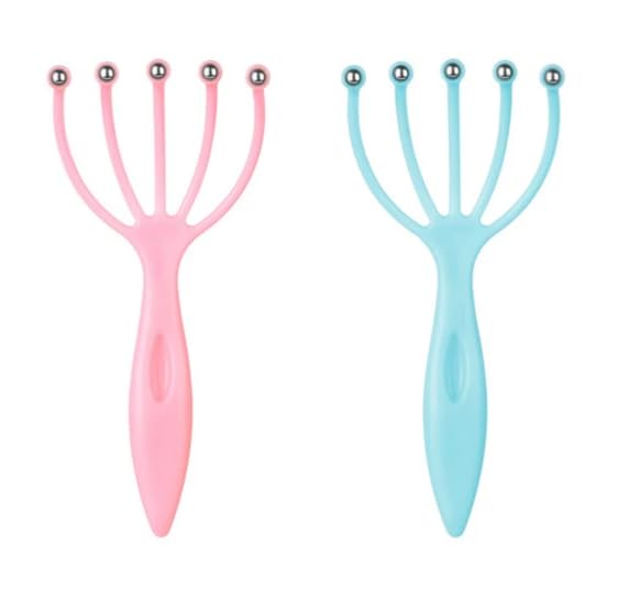 Seddy scalp massager blue handle for deep relaxation and scalp circulation.