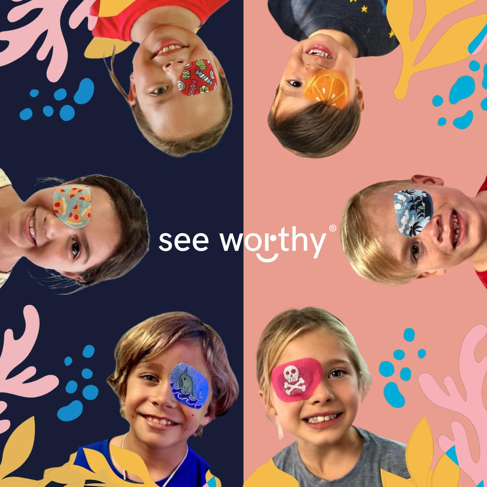 See Worthy Sea Eye Patch 12-design pack showcasing month-long variety