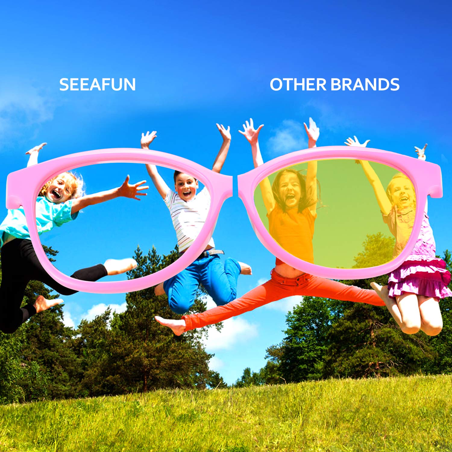 Uso diario frente a pantallas con gafas SEEAFUN para niños