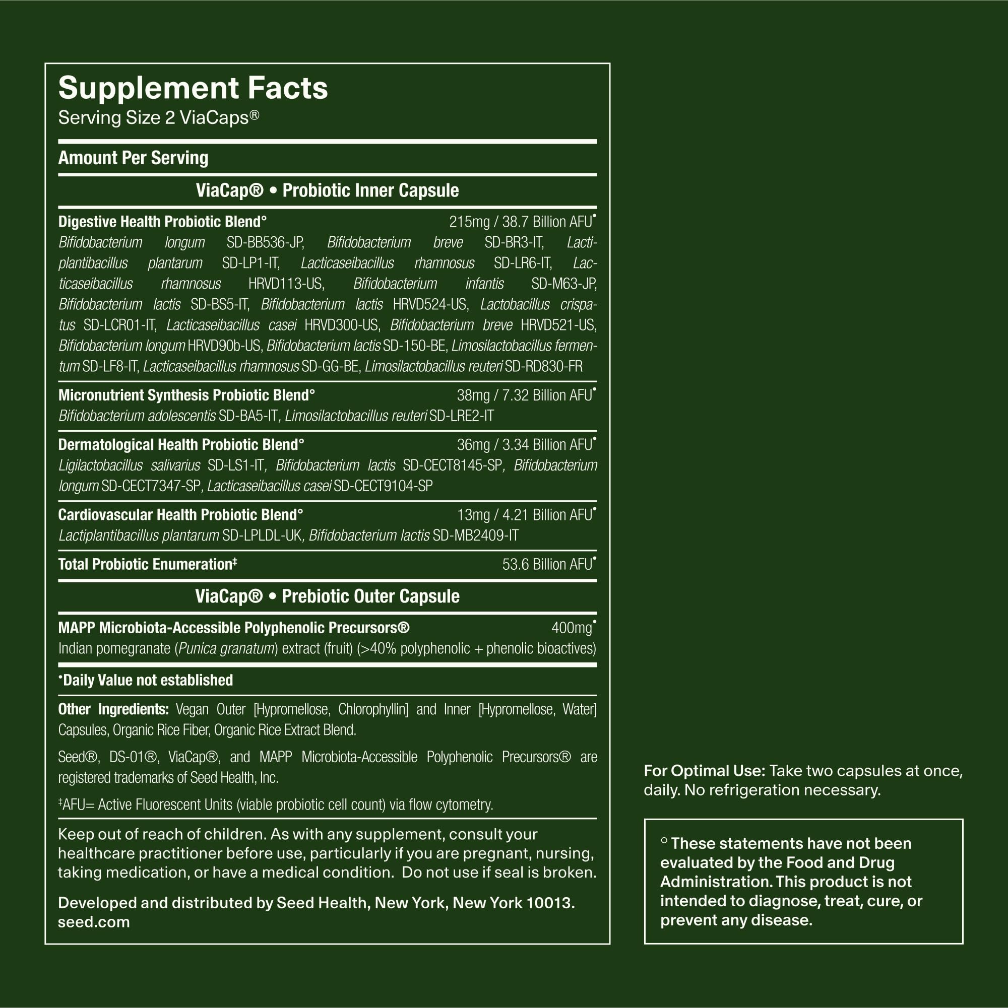 Seed 14 Day Gut Reset ds-01 daily synbiotic for ongoing gut and immune support.