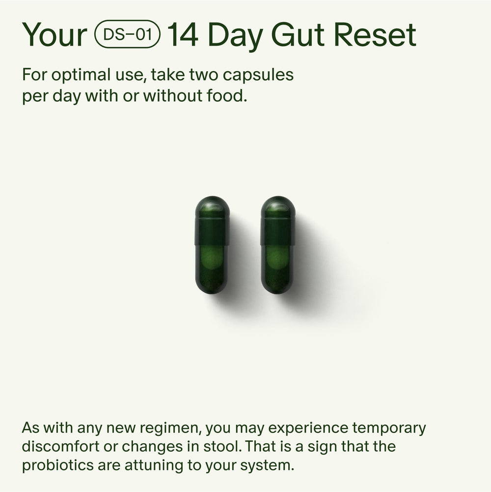 Seed 14 Day Gut Reset ViaCap delivery demonstrates capsule-in-capsule technology aiding digestion.