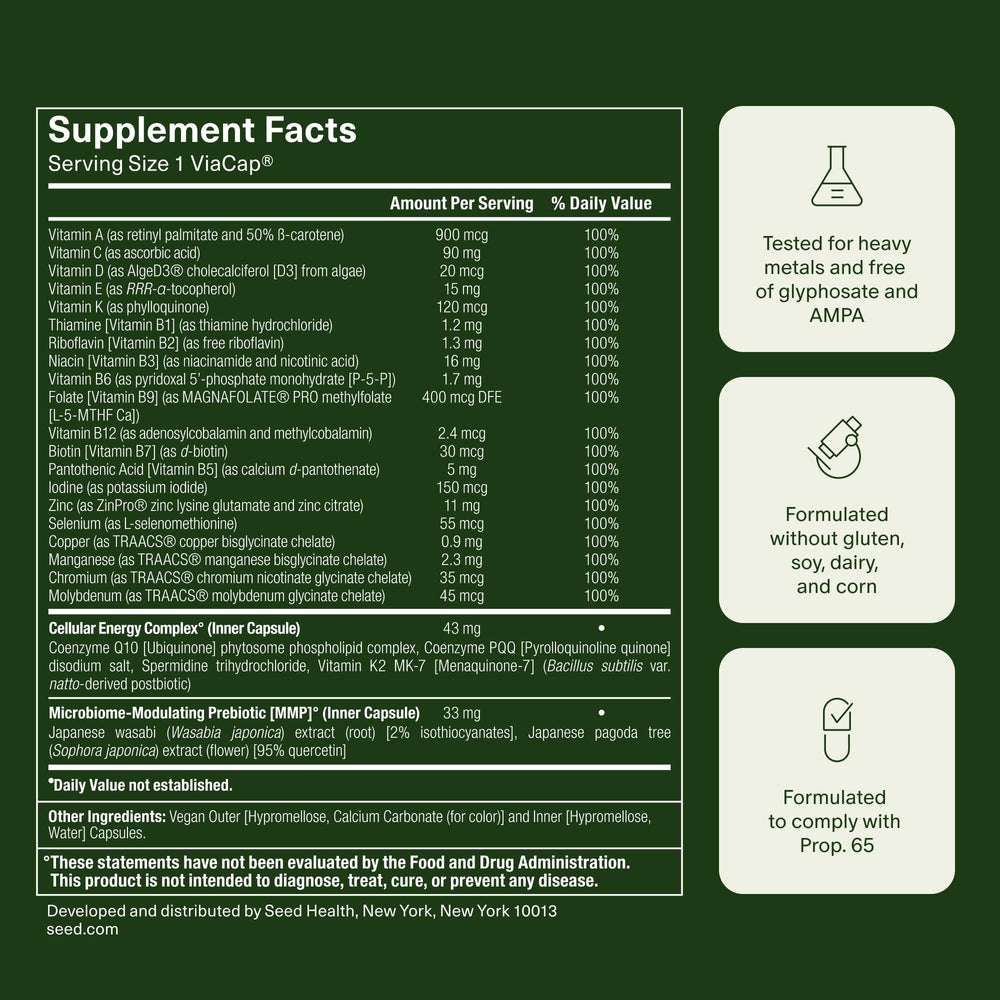 Seed DM-02 capsules improving hair, skin, nails visual
