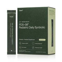 Seed PDS-08 pediatric daily synbiotic packshot for kids' digestive support