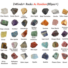 SeeuFun mineral specimen stones for education, collection, and creativity.