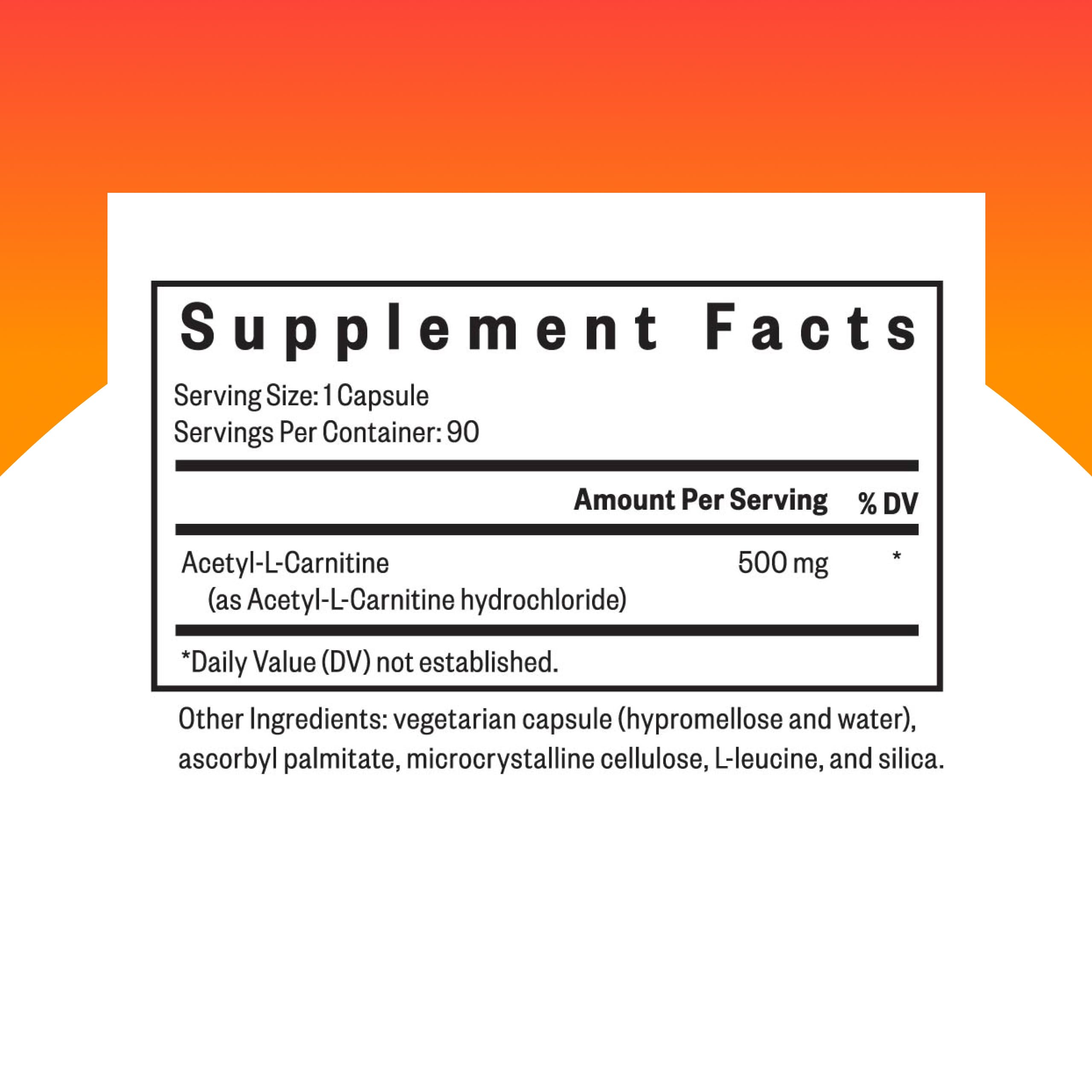 Close-up of Seeking Health Acetyl-L-Carnitine capsules highlighting bioavailability.