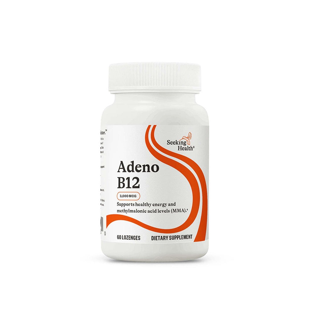 Seeking Health Adenosylcobalamin lozenge cherry pack supports energy