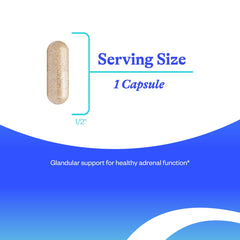 Seeking Health Adrenal Cortex grass-fed origin label for quality source