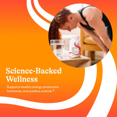 Seeking Health B Complex Plus daily dose on table, ready to support daily routines.