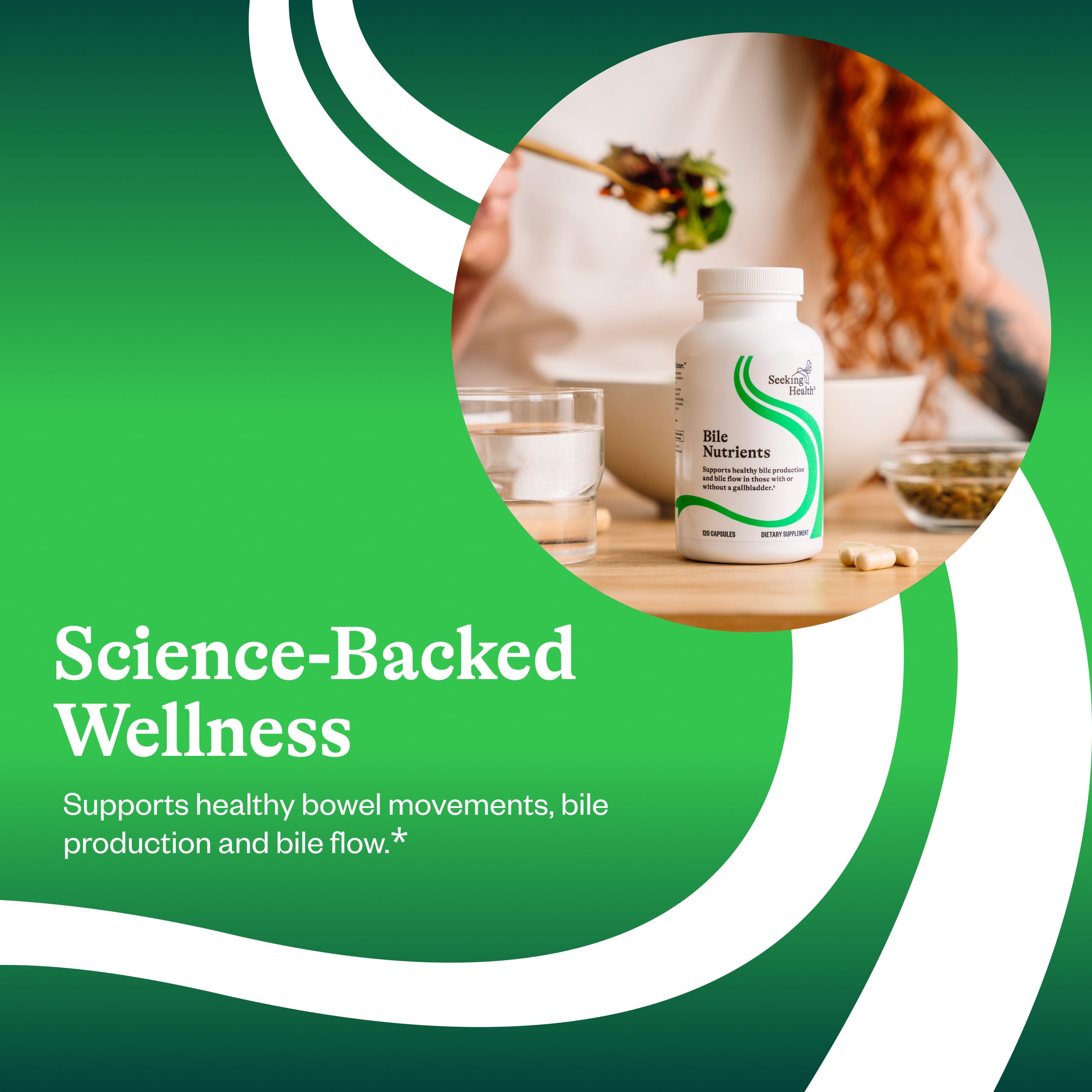 Seeking Health Bile Nutrients artichoke extract supports bile secretion and liver health.