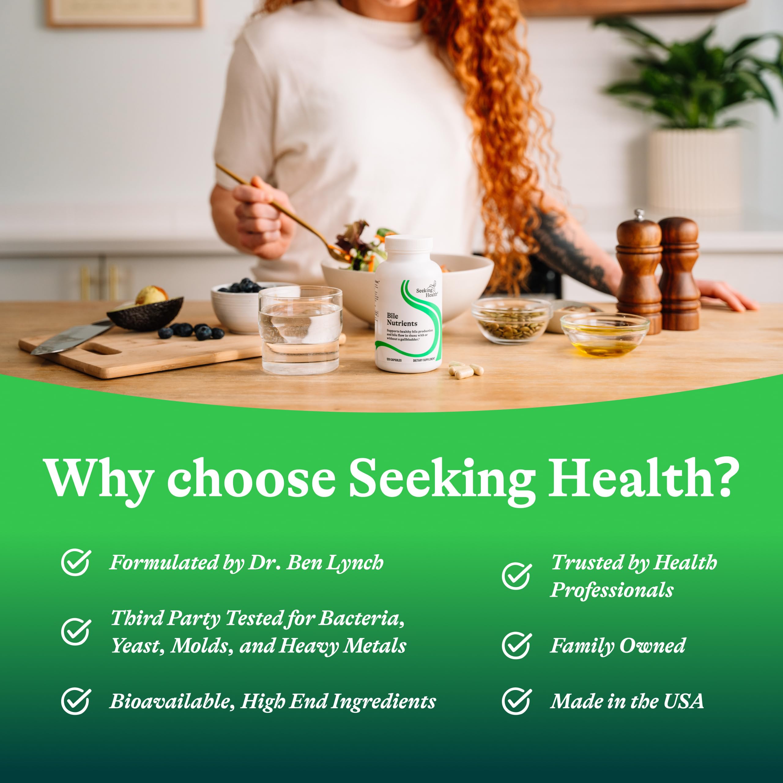 Seeking Health Bile Nutrients bupleurum and herbs provide herbal digestive support.