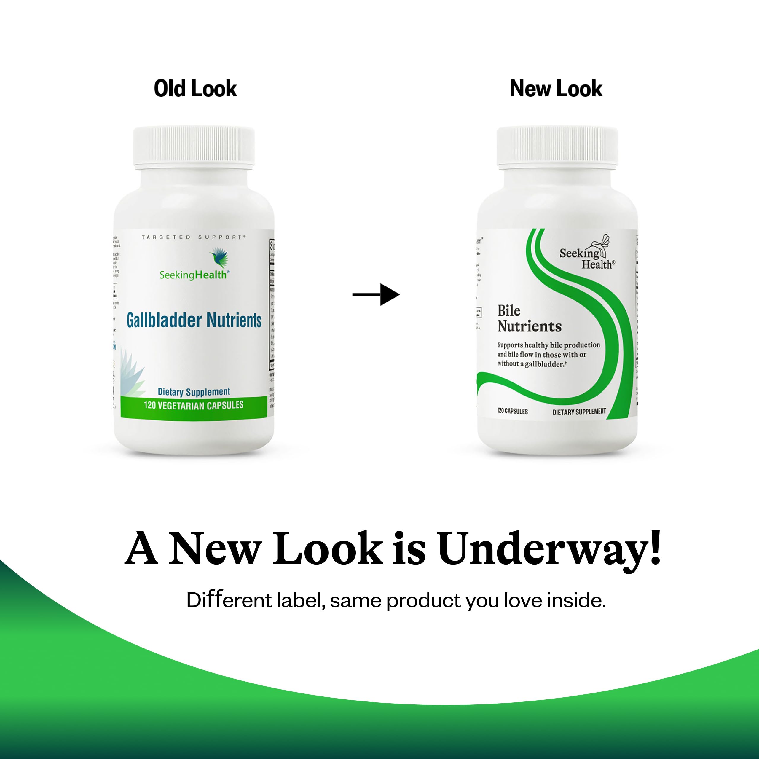 Seeking Health Bile Nutrients ingredient-label highlights quality and clean formulation.