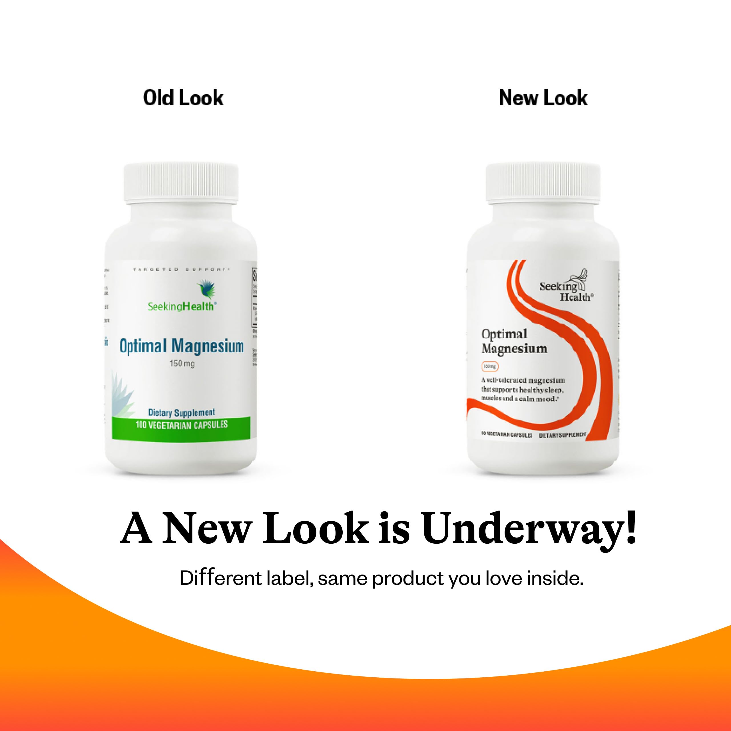 Seeking Health capsules ready for daily use in a simple routine.