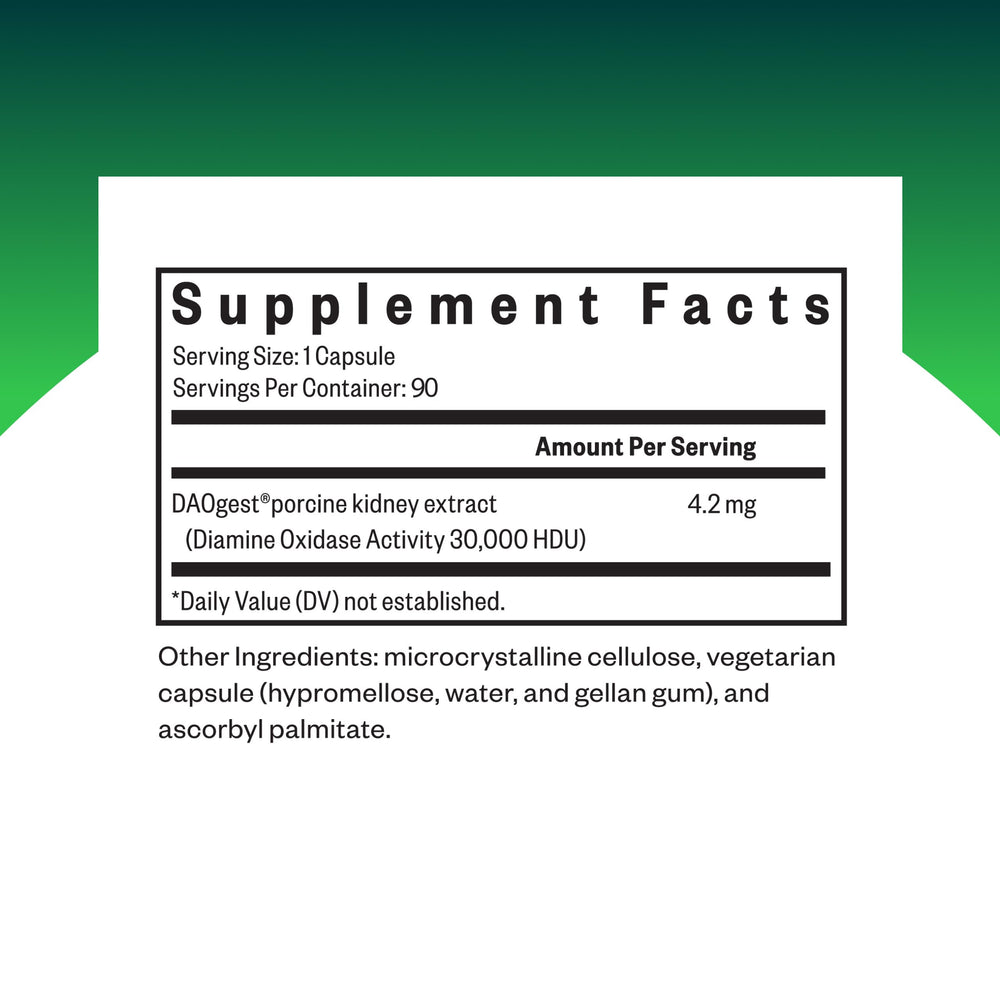 Seeking Health DAO Enzyme capsules arranged for convenient digestive support