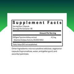 Seeking Health DAO Enzyme capsules arranged for convenient digestive support