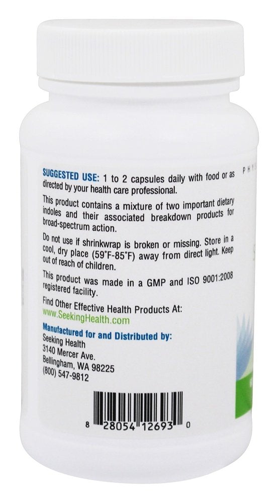 Seeking Health DIM & I3C packaging signals safety and quality assurance.