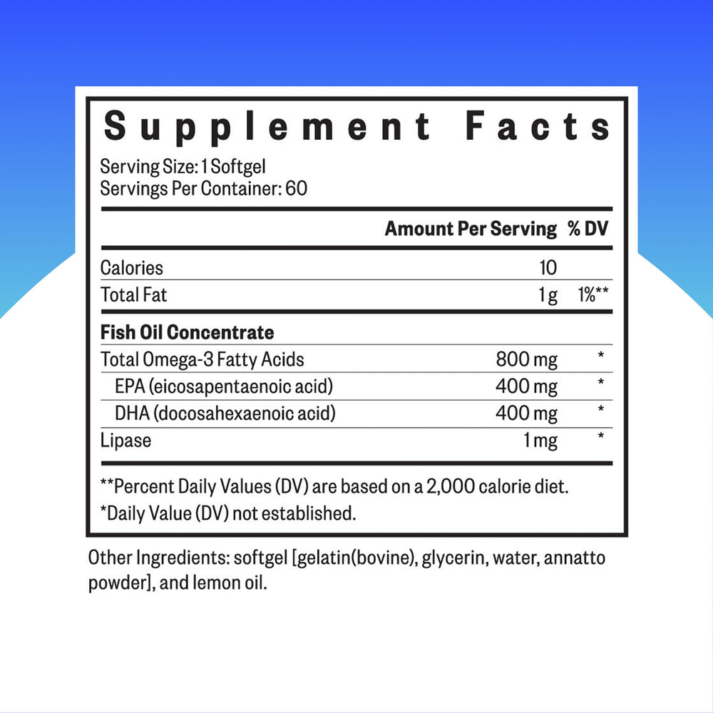 IFOS-certified purity label on Seeking Health fish oil