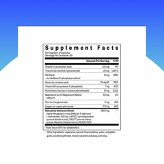 Closeup of Seeking Health Histamine Nutrients bottle cap and easy-to-swall capsules