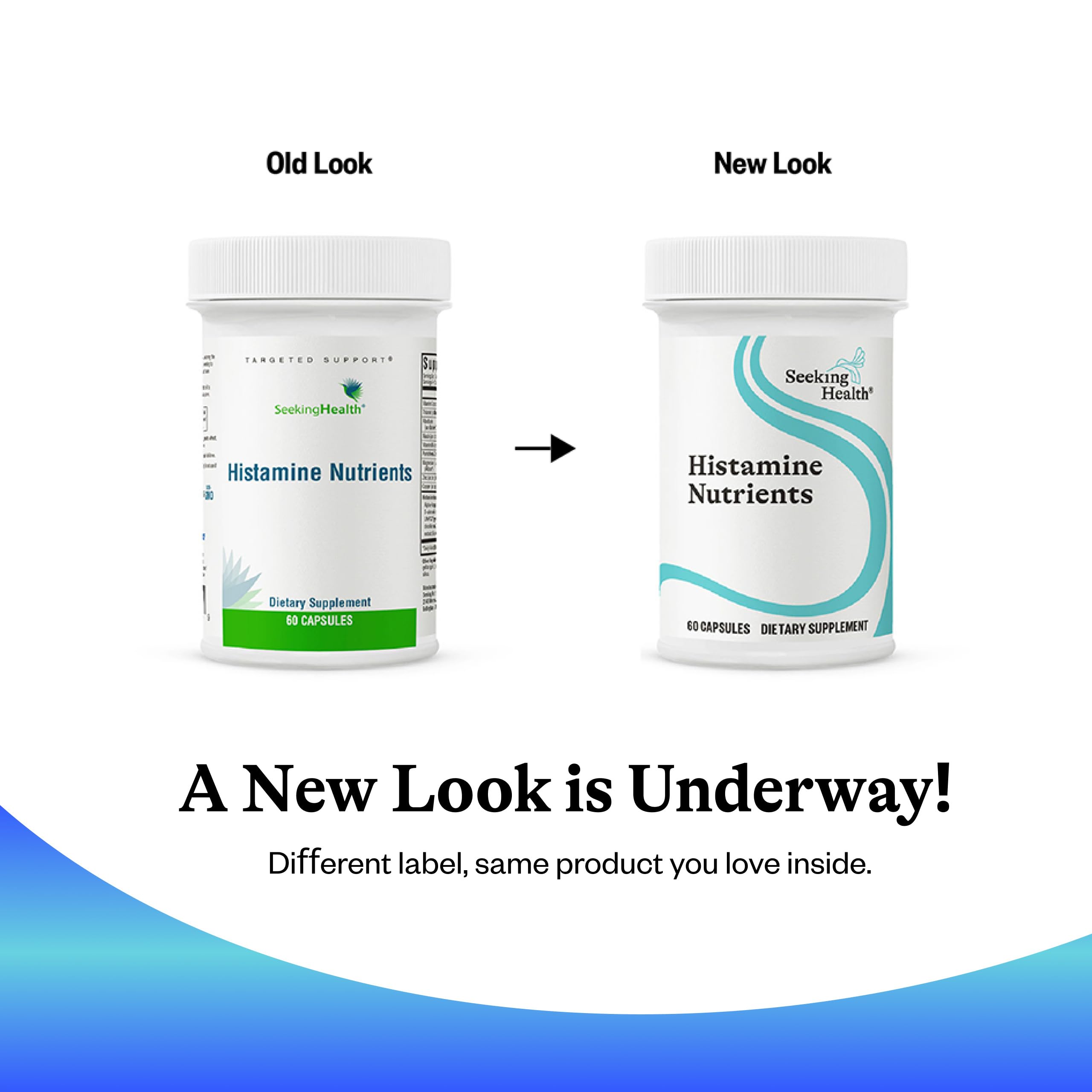 Packaging shot of Seeking Health Histamine Nutrients underscoring quality and safety