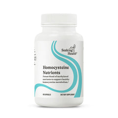 Seeking Health Homocysteine Nutrients bottle front view for daily cognitive support