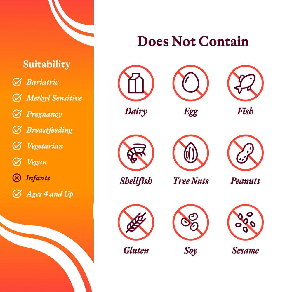 Ingredient panel image points to allergen-friendly formula without common allergens