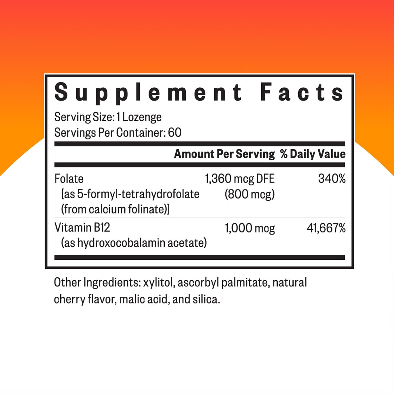 Seeking Health Hydroxo B12 lozenges shown for convenient daily energy and brain health support