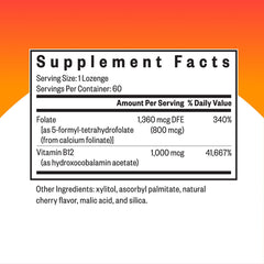 Seeking Health Hydroxo B12 lozenges shown for convenient daily energy and brain health support