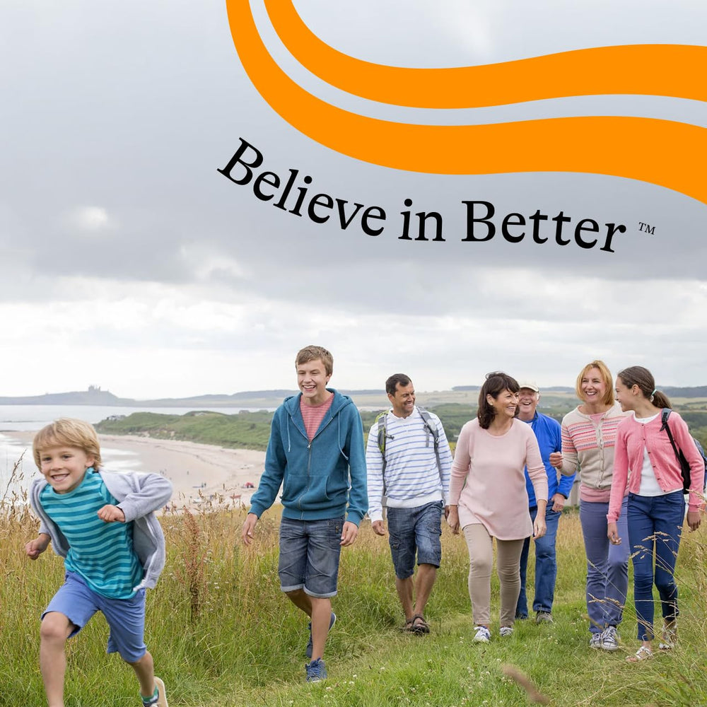 Sealed Seeking Health bottle beside breakfast bowl symbolizes routine use.