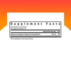 Seeking Health magnesium glycinate powder scoop for convenient daily dosing.