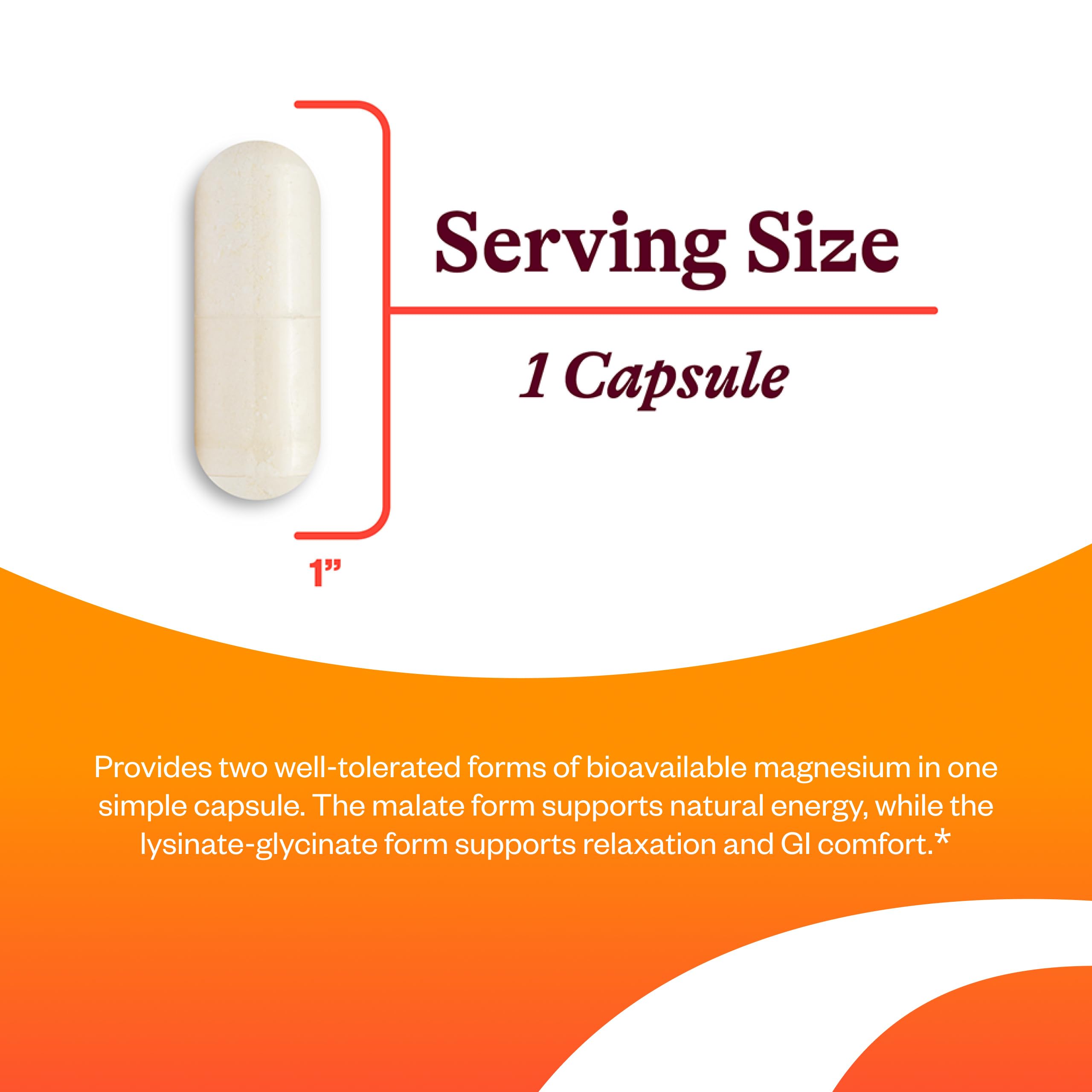 Seeking Health Magnesium lysinate glycinate form detail emphasizing absorption potential.