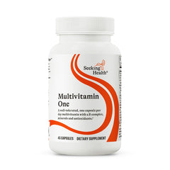 Seeking Health Multivitamin One bottle front view for daily immune support