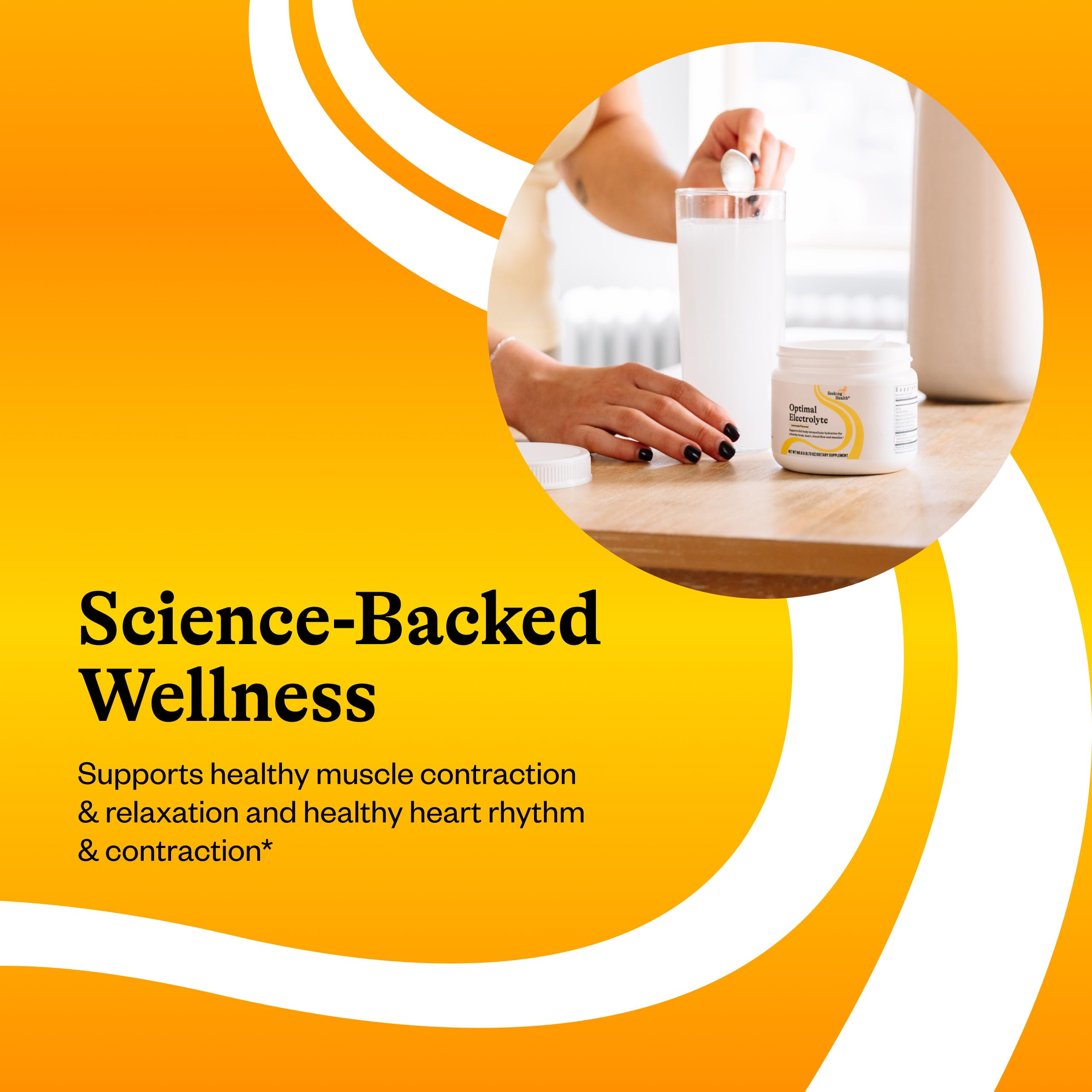 Seeking Health Optimal Electrolyte ingredients panel highlights mineral blend for hydration