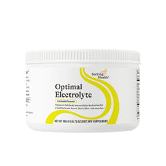 Seeking Health Optimal Electrolyte lemonade bottle promotes refreshing hydration on the go