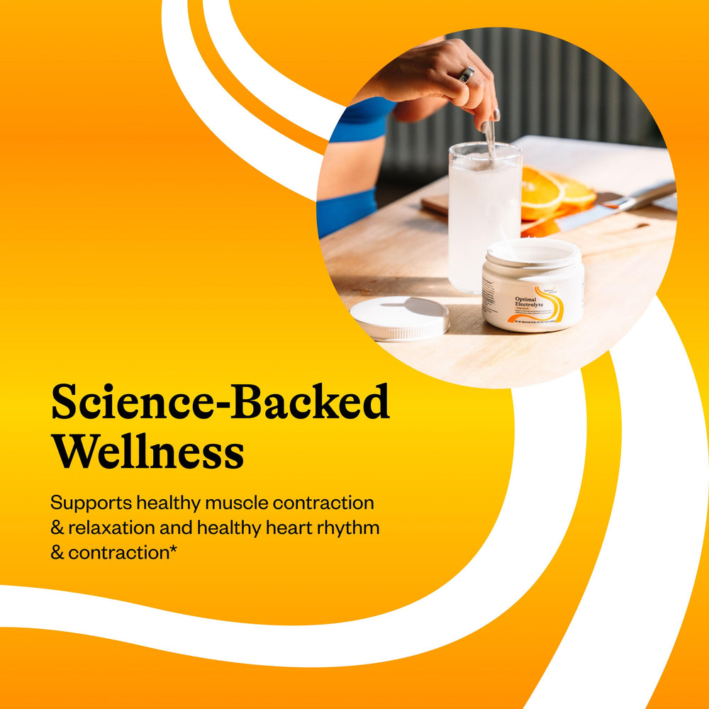 Seeking Health electrolyte powder label closeup showing ingredients